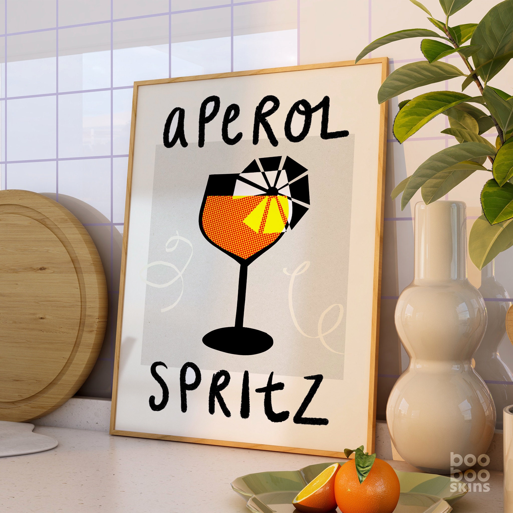 Aperol Spritz Cocktail Print - Image 2