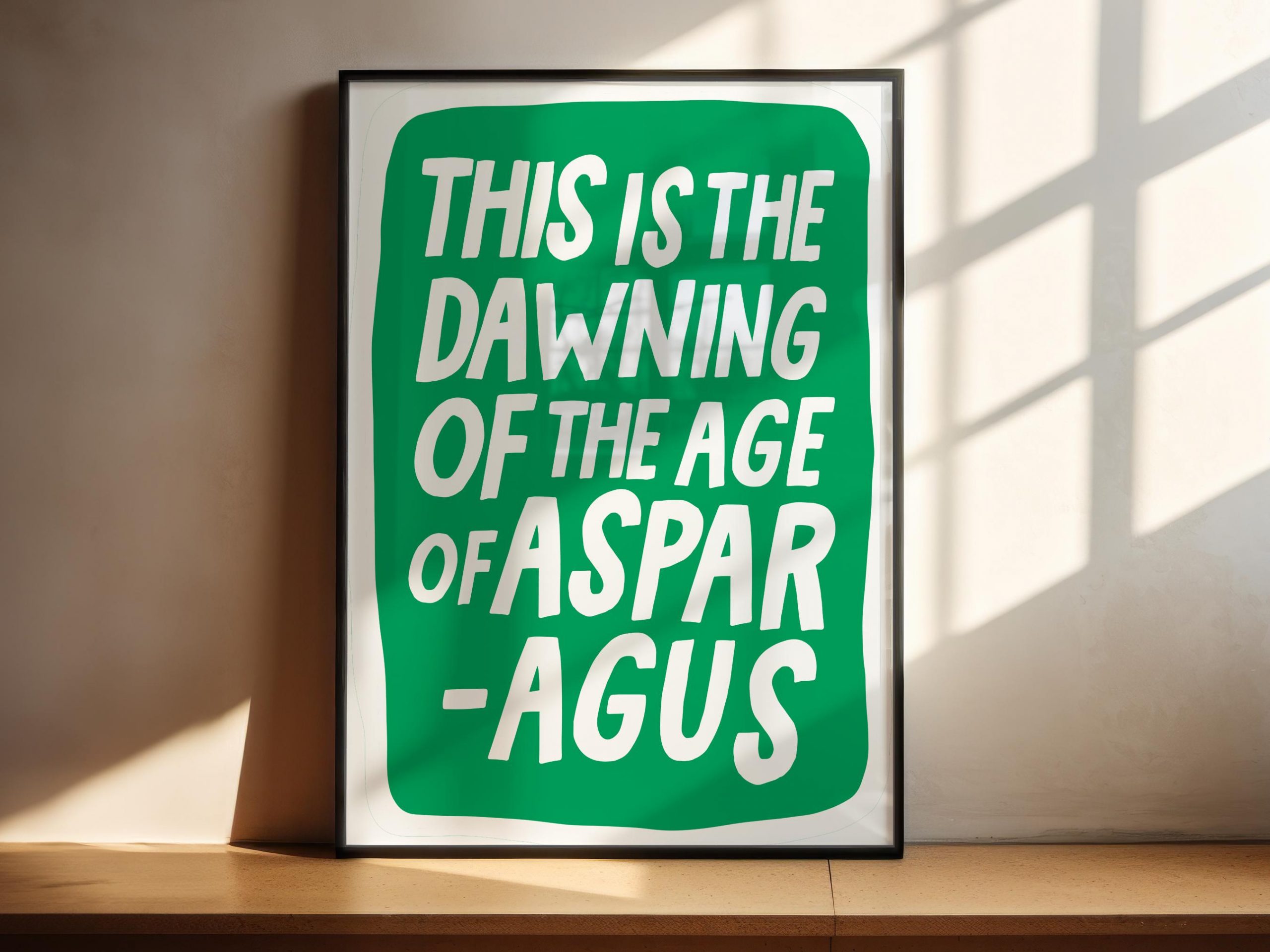Age of Asparagus Print