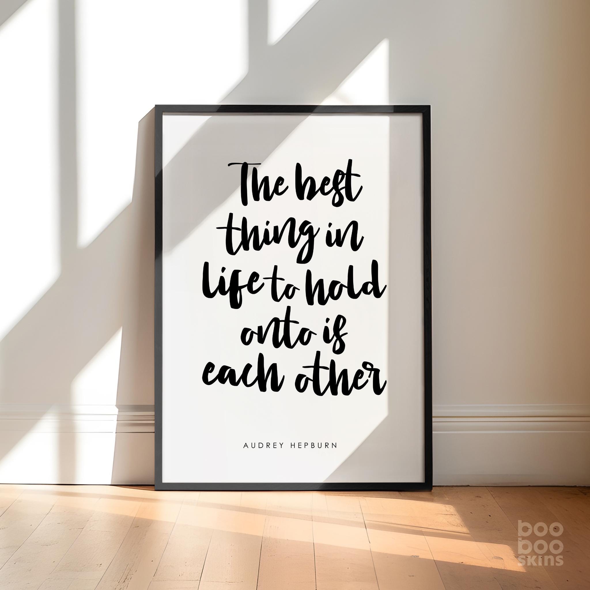 Audrey Hepburn Quote Print
