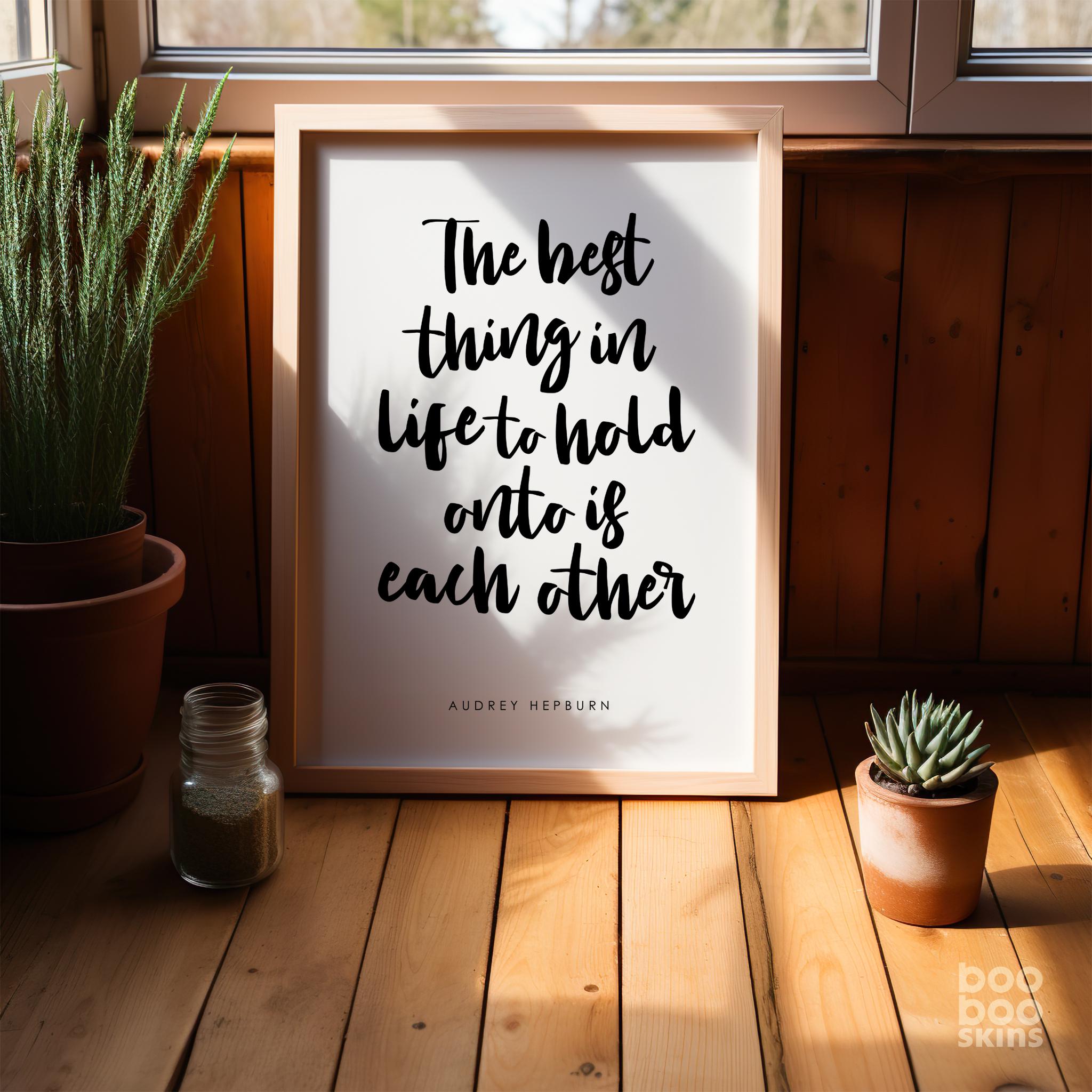 Audrey Hepburn Quote Print - Image 2