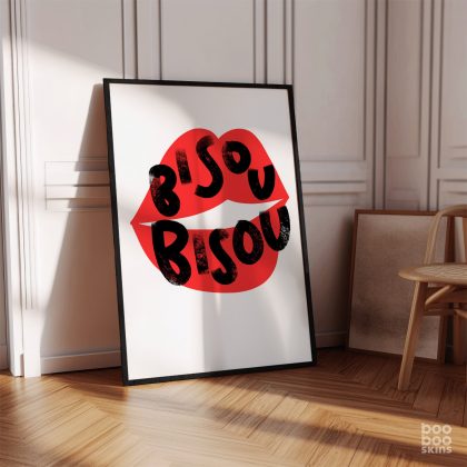 Bisou Bisou Print