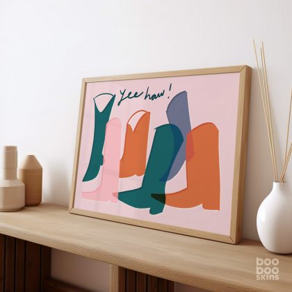 Cowboy Boots Print