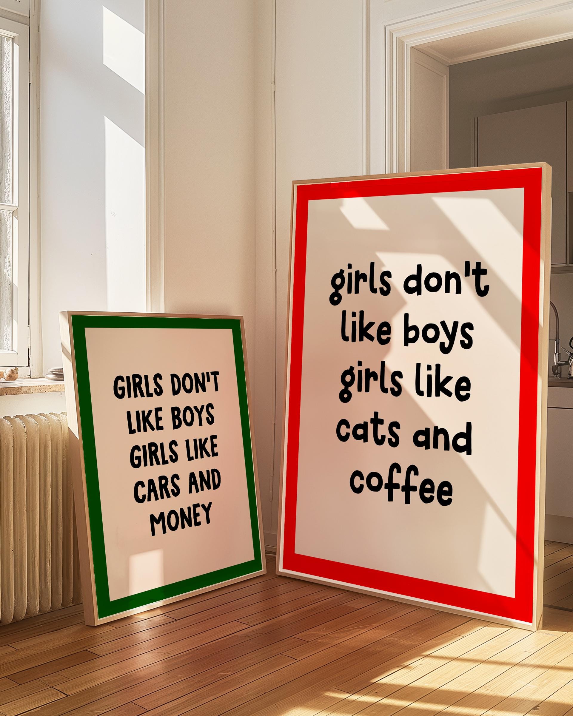 Girls Don't Like Boys Girls Like Cars Money - Image 2