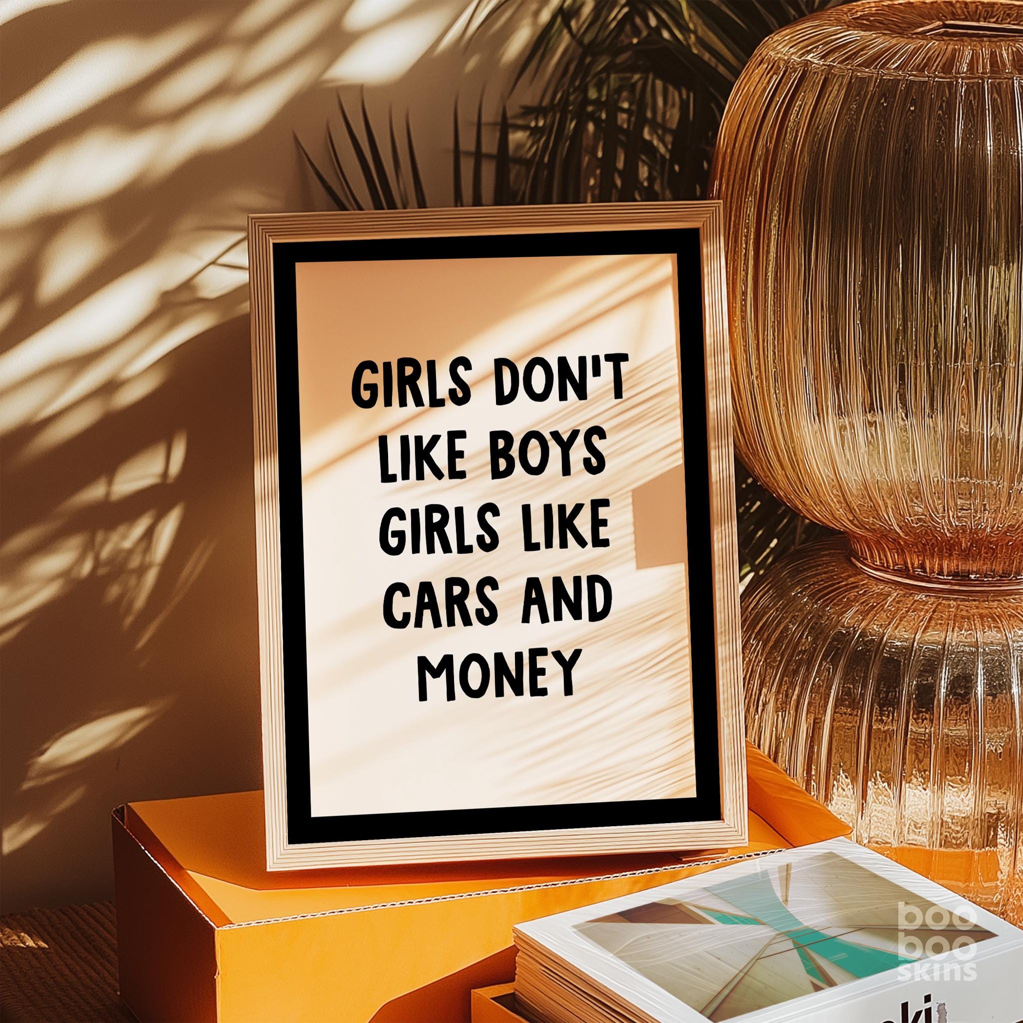 Girls Don't Like Boys Girls Like Cars Money - Image 3