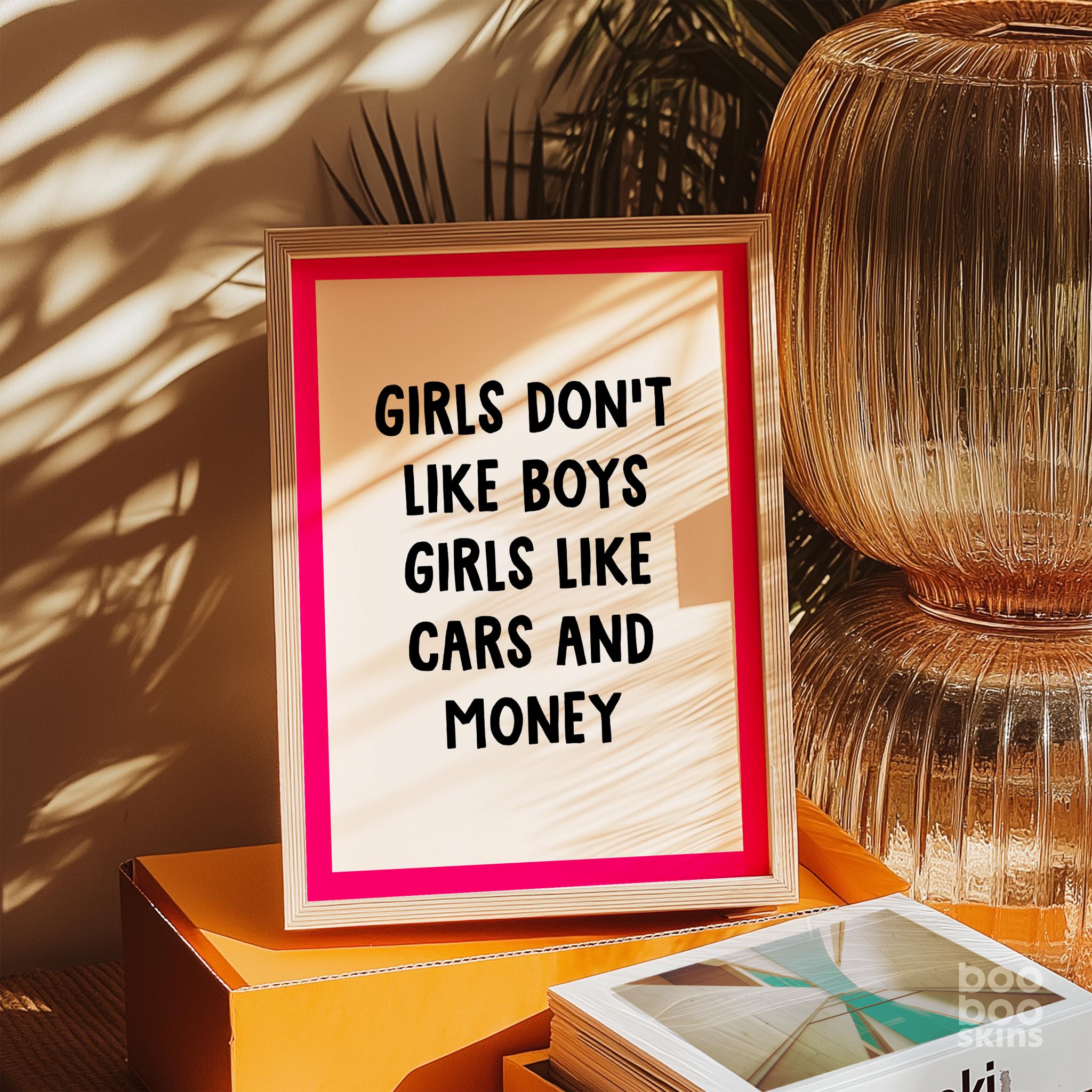 Girls Don't Like Boys Girls Like Cars Money - Image 5