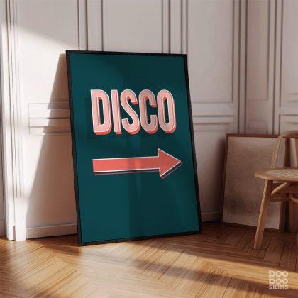 Disco Arrow Print