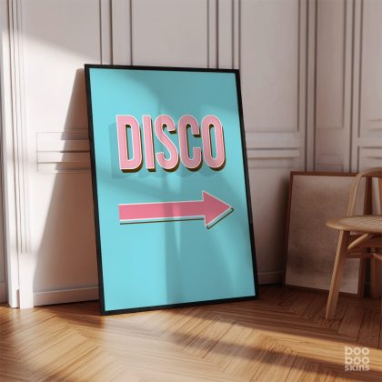 Retro Disco Print