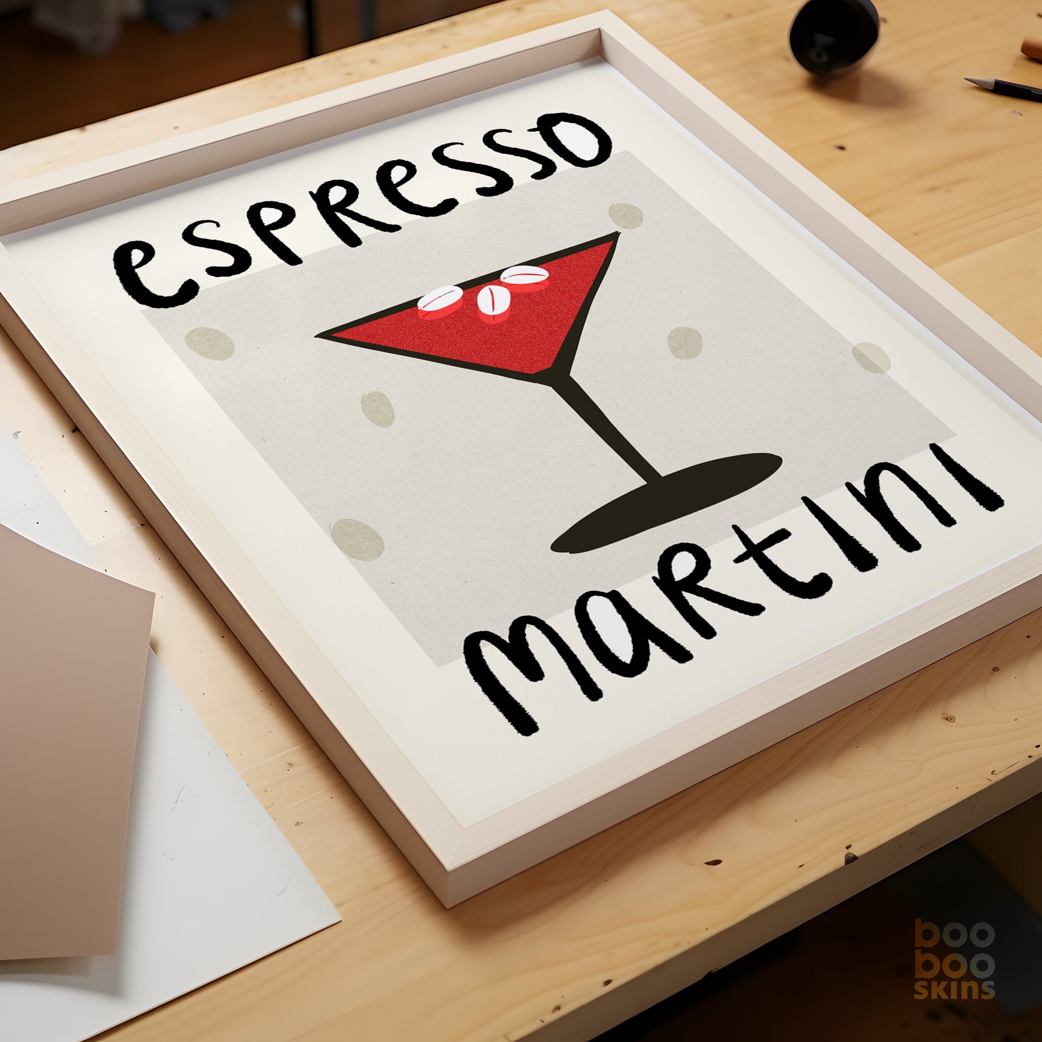 Espresso Martini Cocktail Print - Image 3