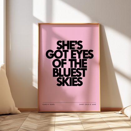 Guns n Roses Sweet Child O' Mine Print