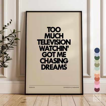 Coolio Gangsta's Paradise Print