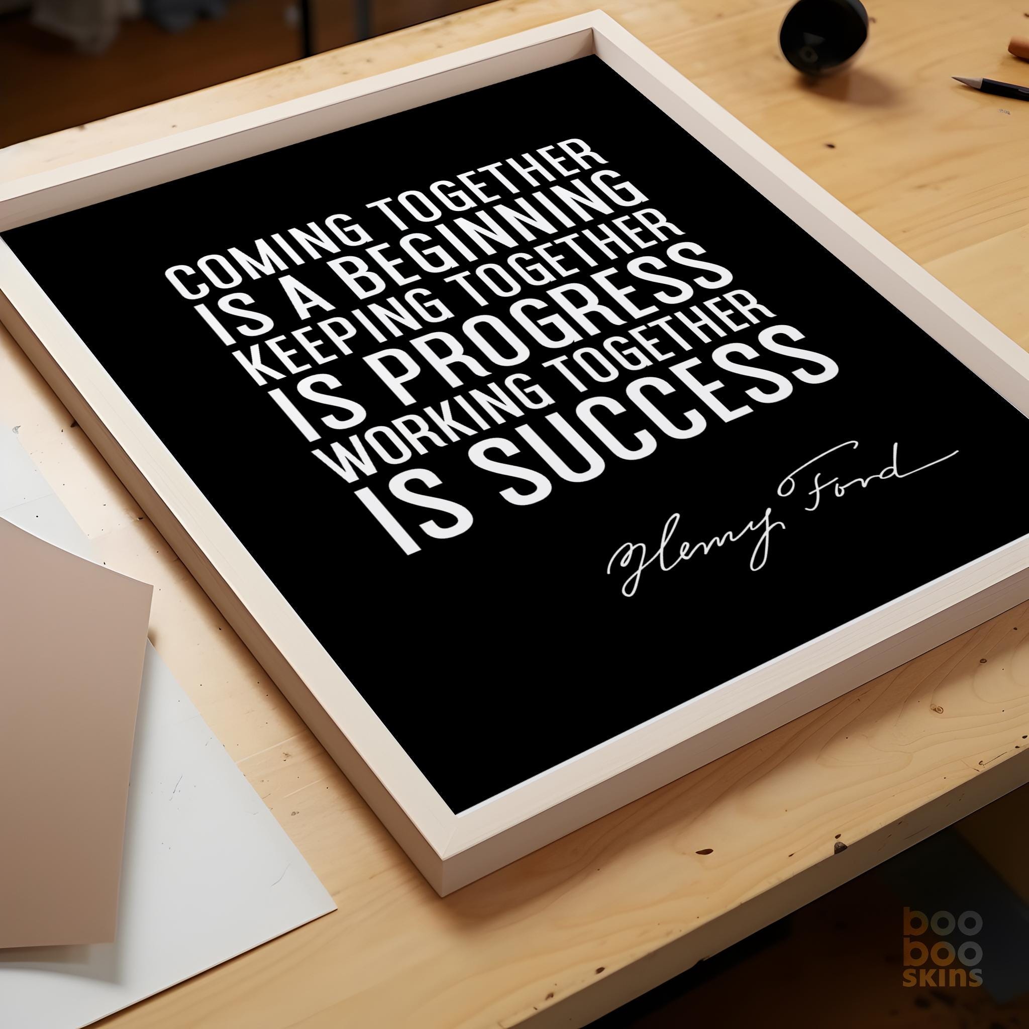 Henry Ford Quote About Working Together - Image 2