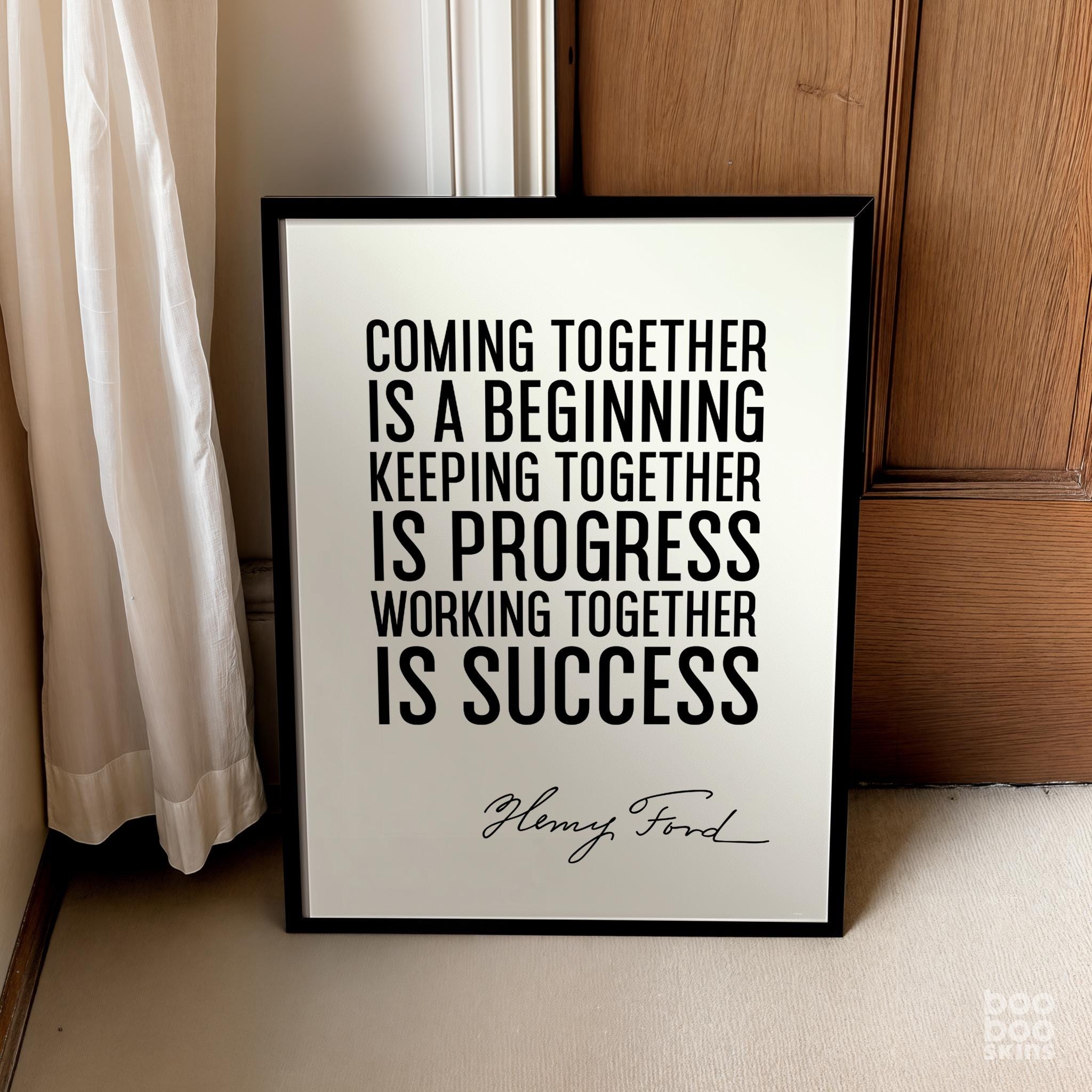 Henry Ford Quote About Working Together - Image 3