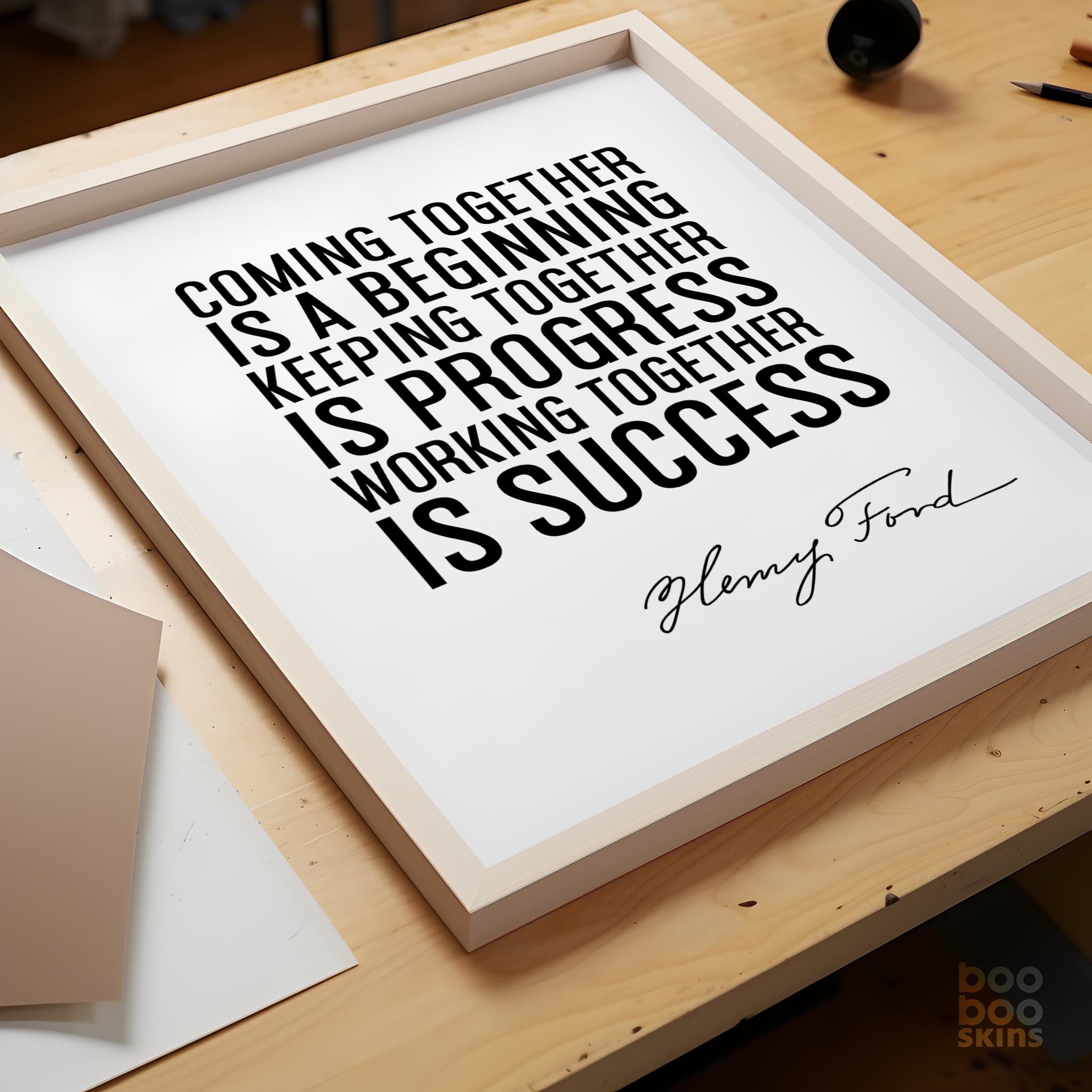 Henry Ford Quote About Working Together - Image 5