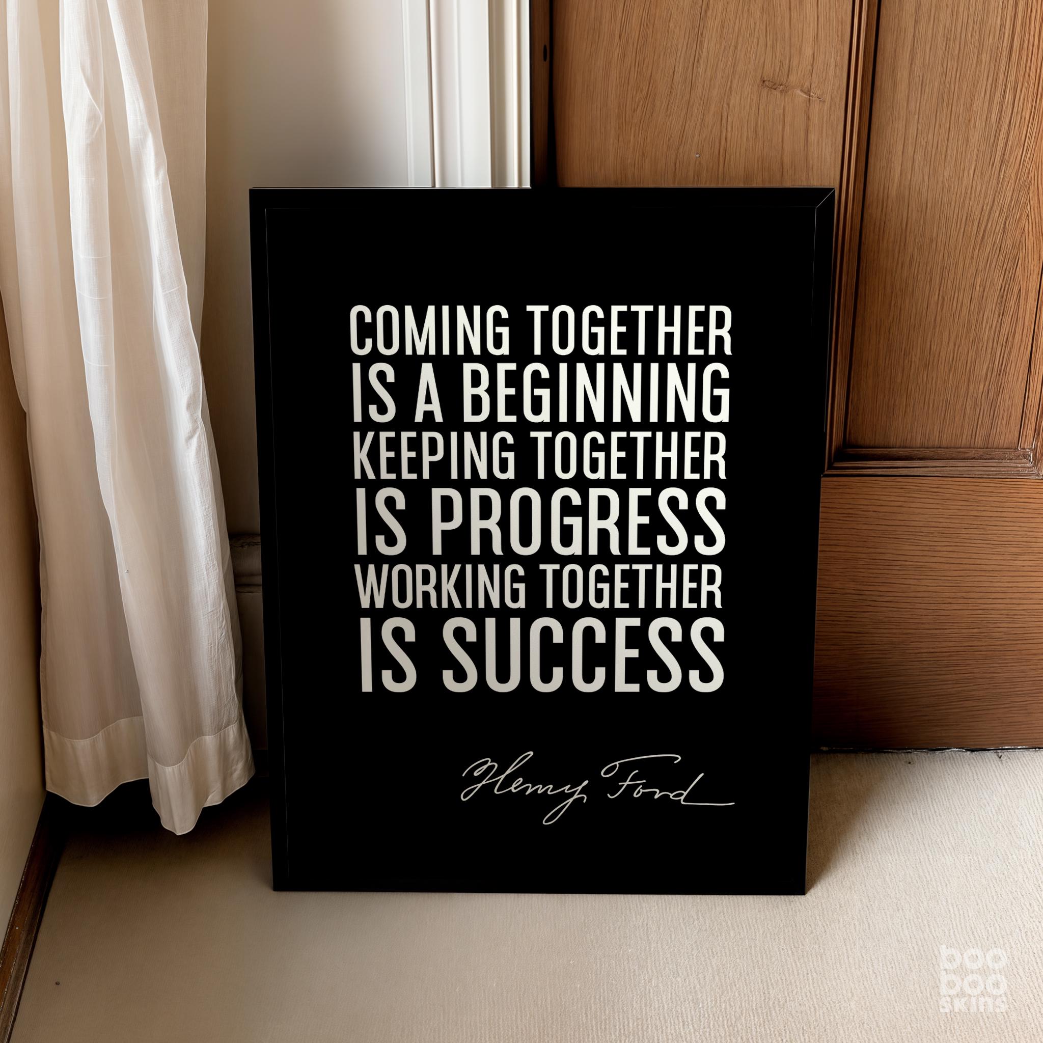 Henry Ford Quote About Working Together - Image 6
