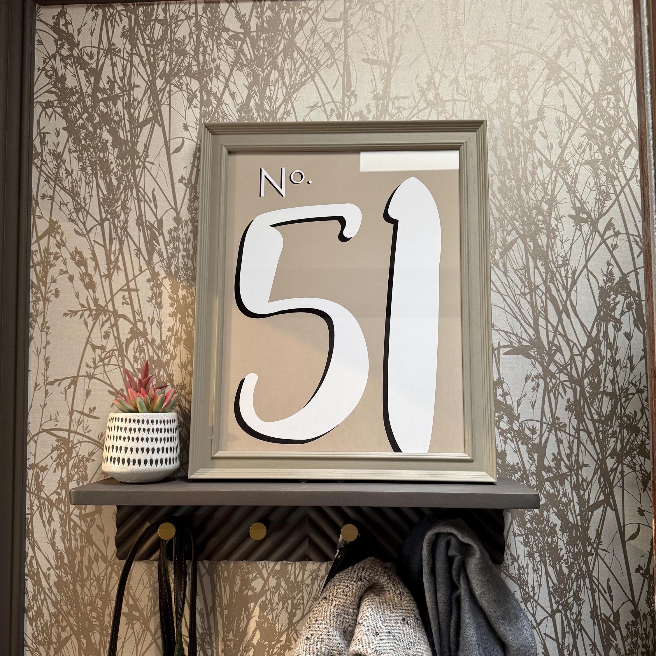 House Number Print