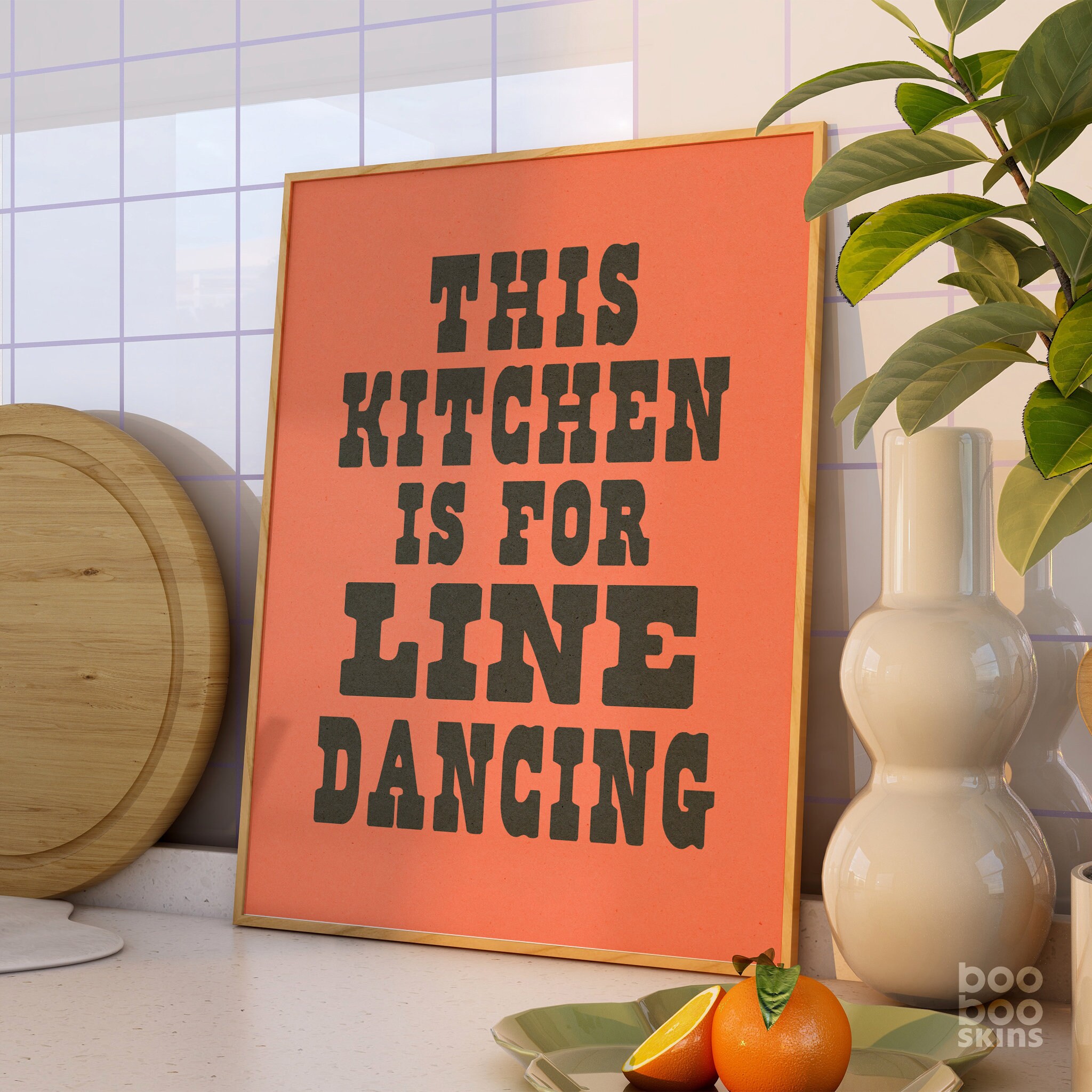 This Kitchen Is For Line Dancing
