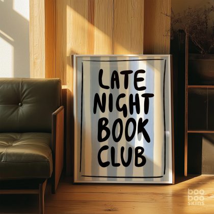 Late Night Book Club Print