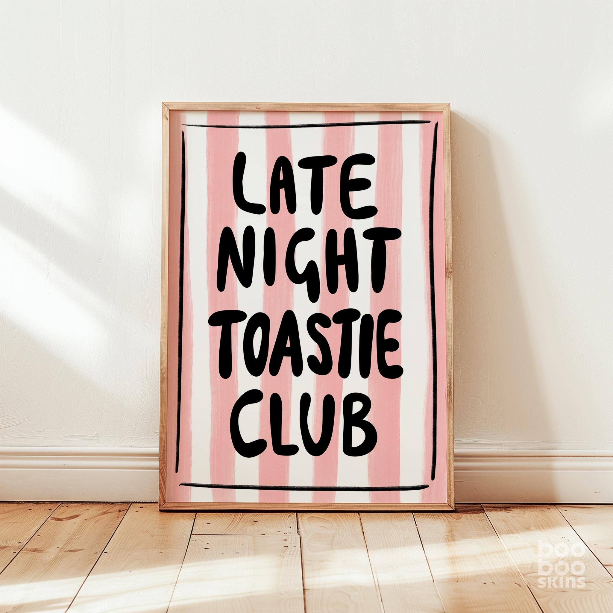 Late Night Toastie Club Print