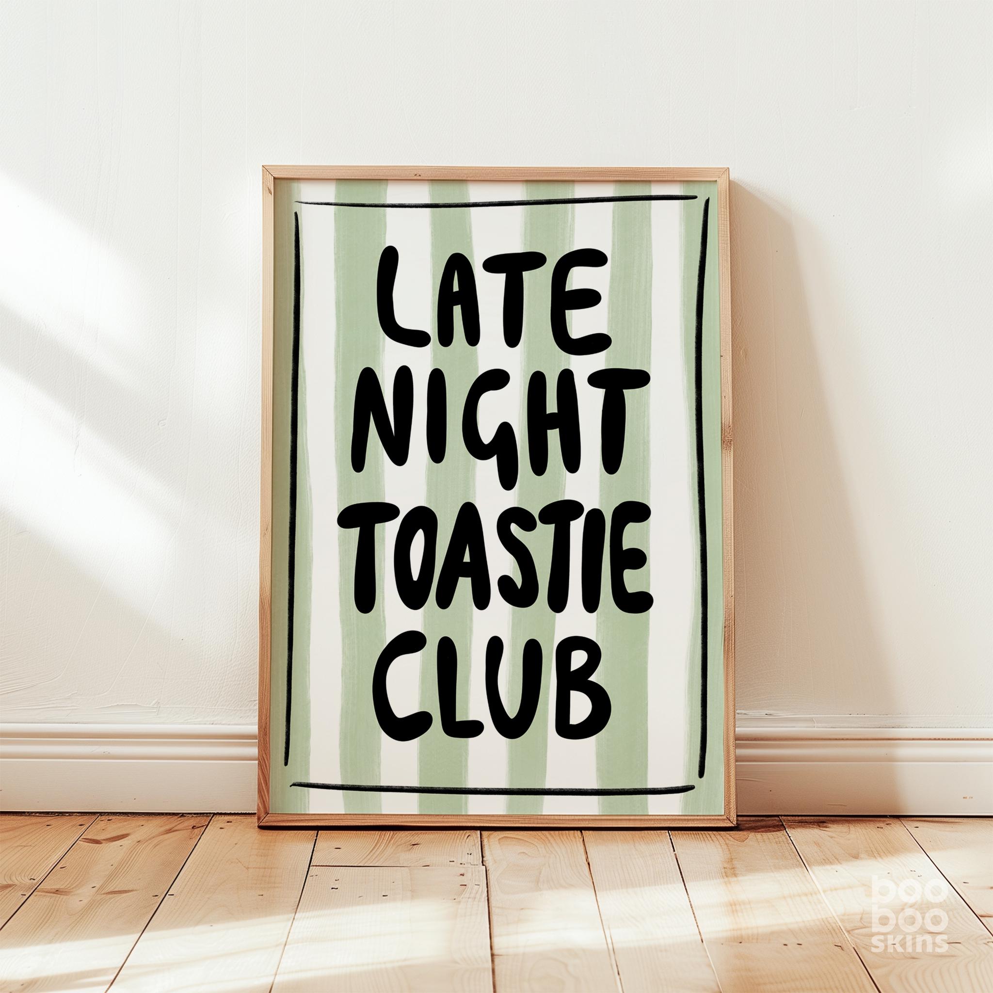 Late Night Toastie Club Print - Image 3