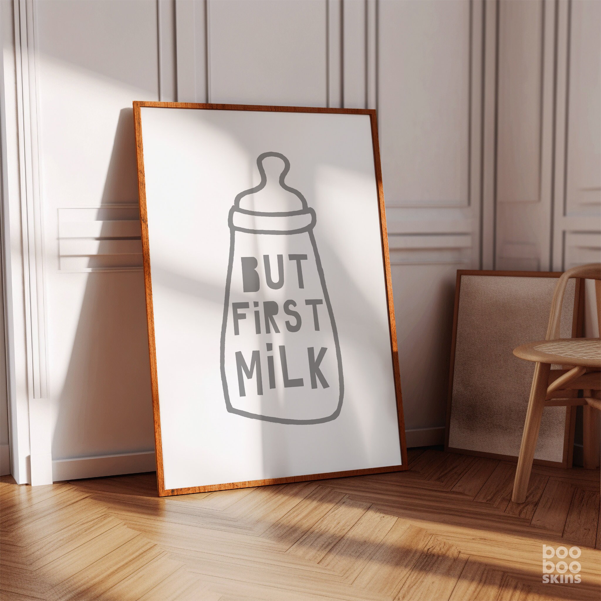 But First Milk Funny Nursery Print - Image 2