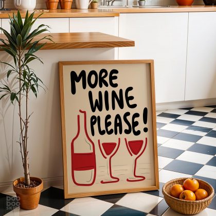 More Wine Please Poster