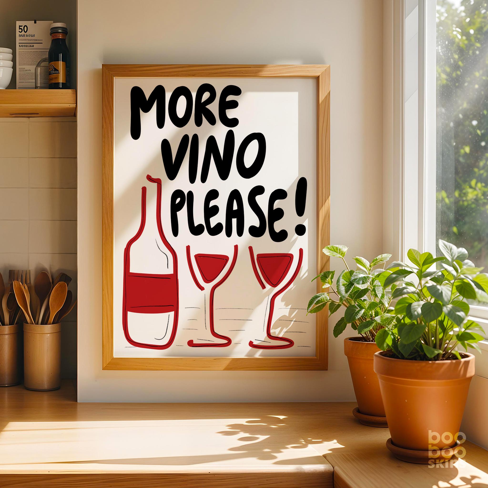 More Wine Please Poster - Image 3