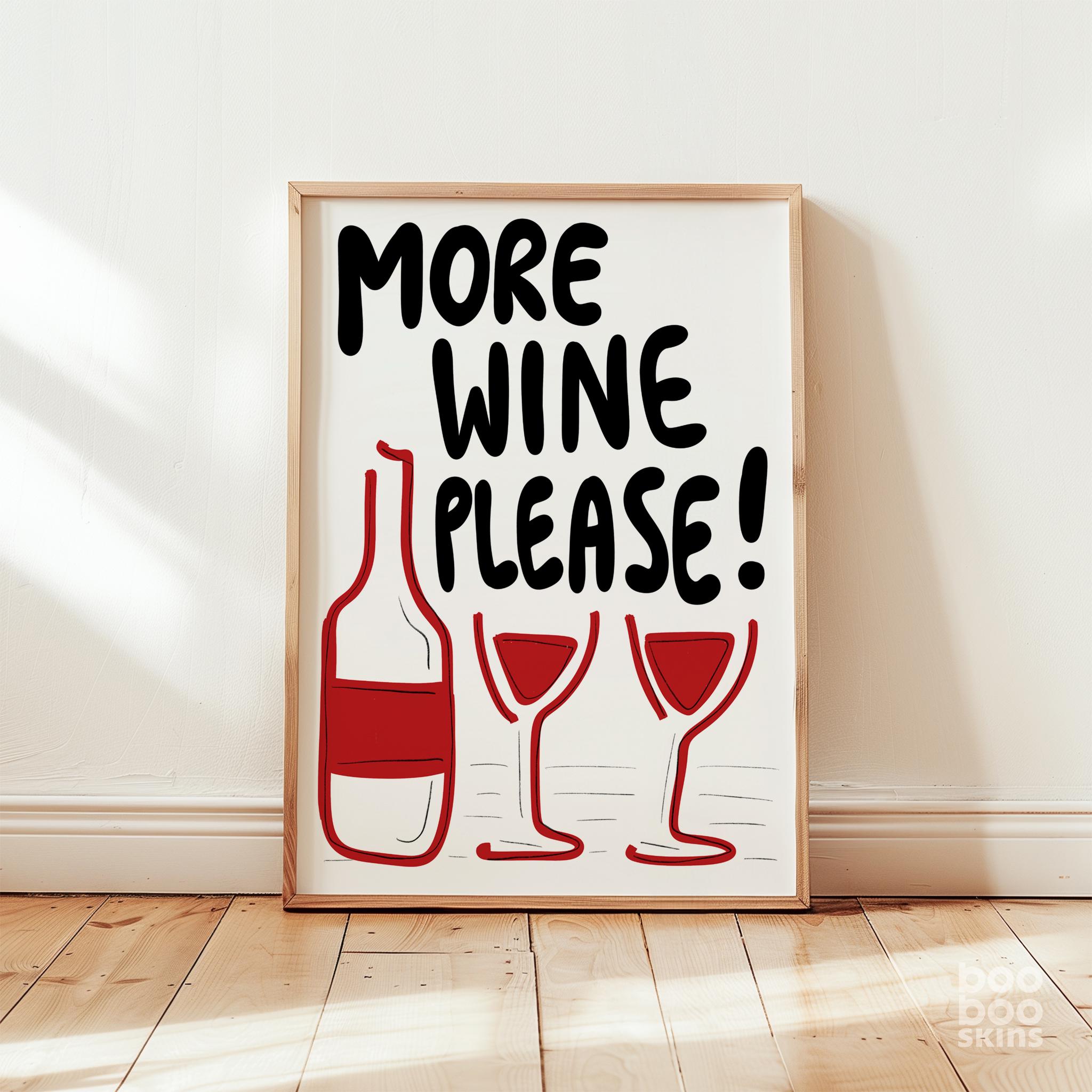 More Wine Please Poster - Image 4