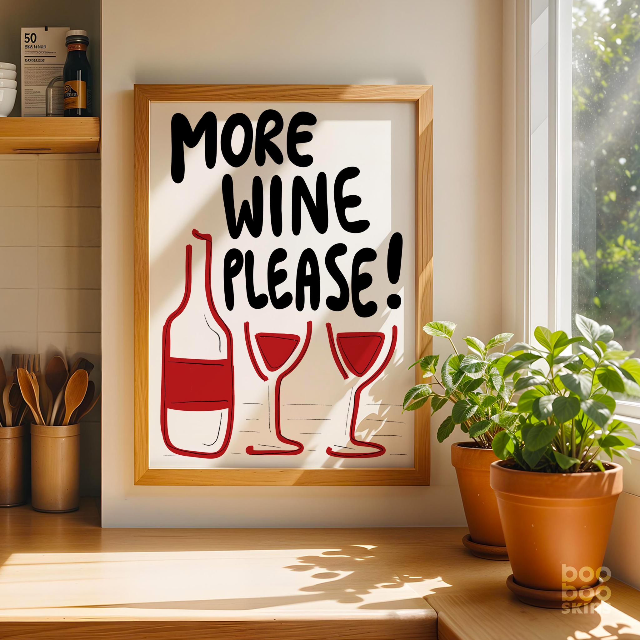 More Wine Please Poster - Image 6