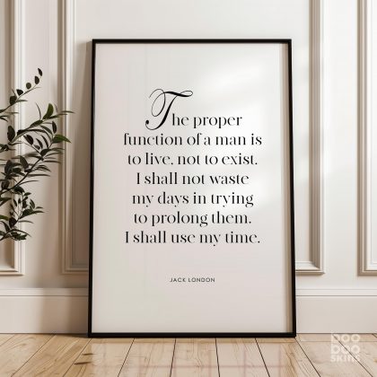 Proper Function of a Man Print