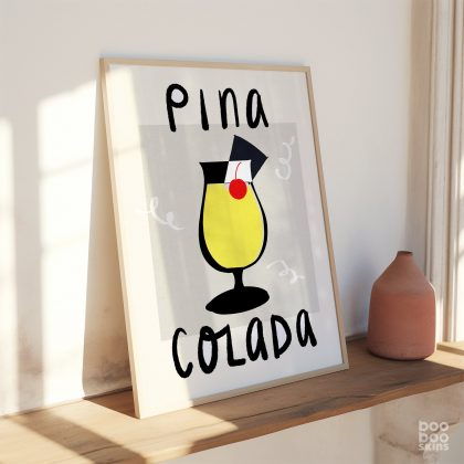 Pina Colada Cocktail Print