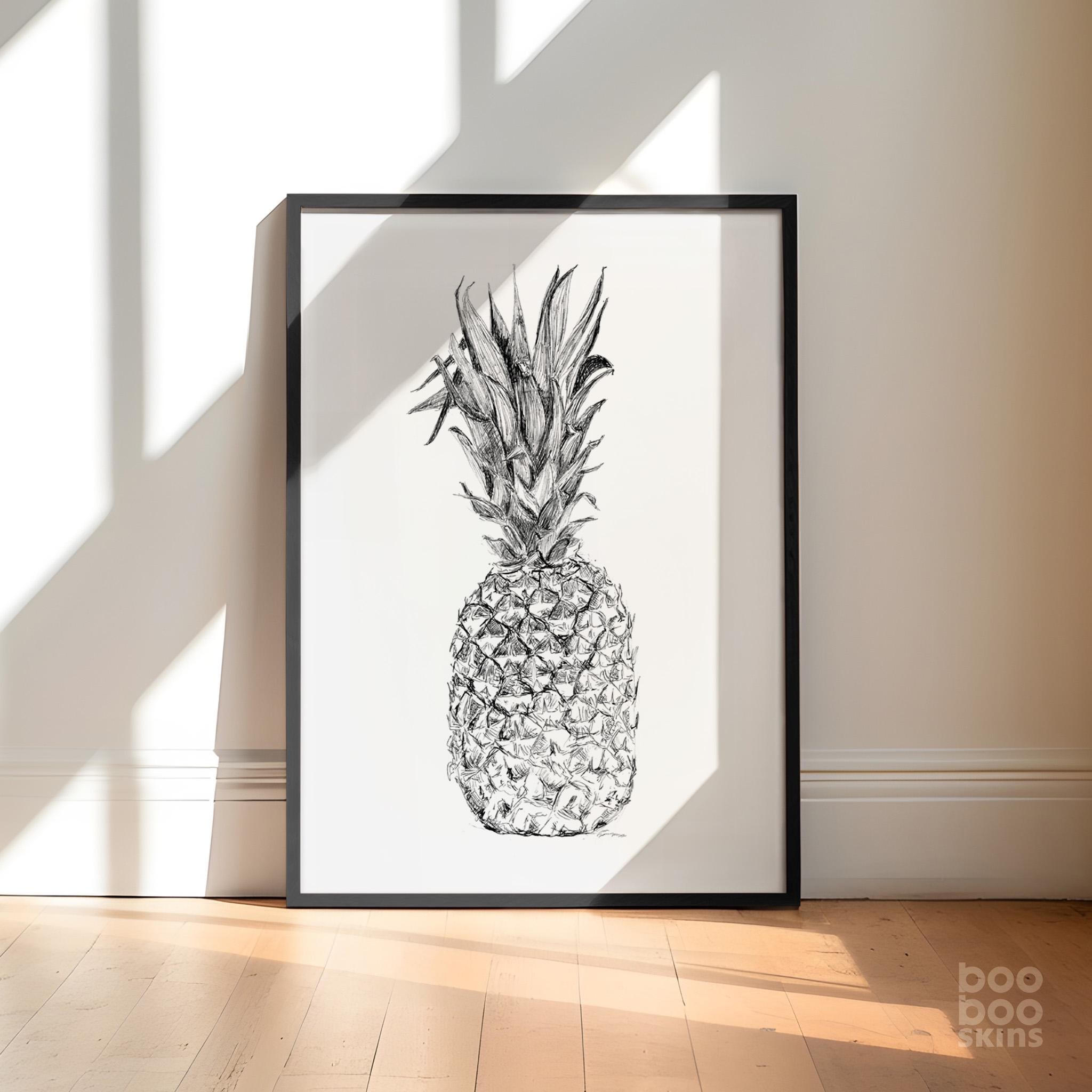 Hand Drawn Pineapple Art Print