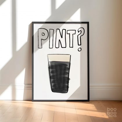 Pint of Lager Beer Ale Print
