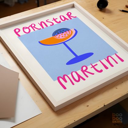 Pornstar Martini Cocktail Print