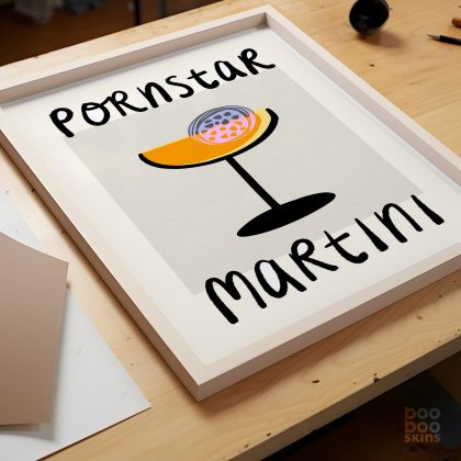 Pornstar Martini Cocktail Print