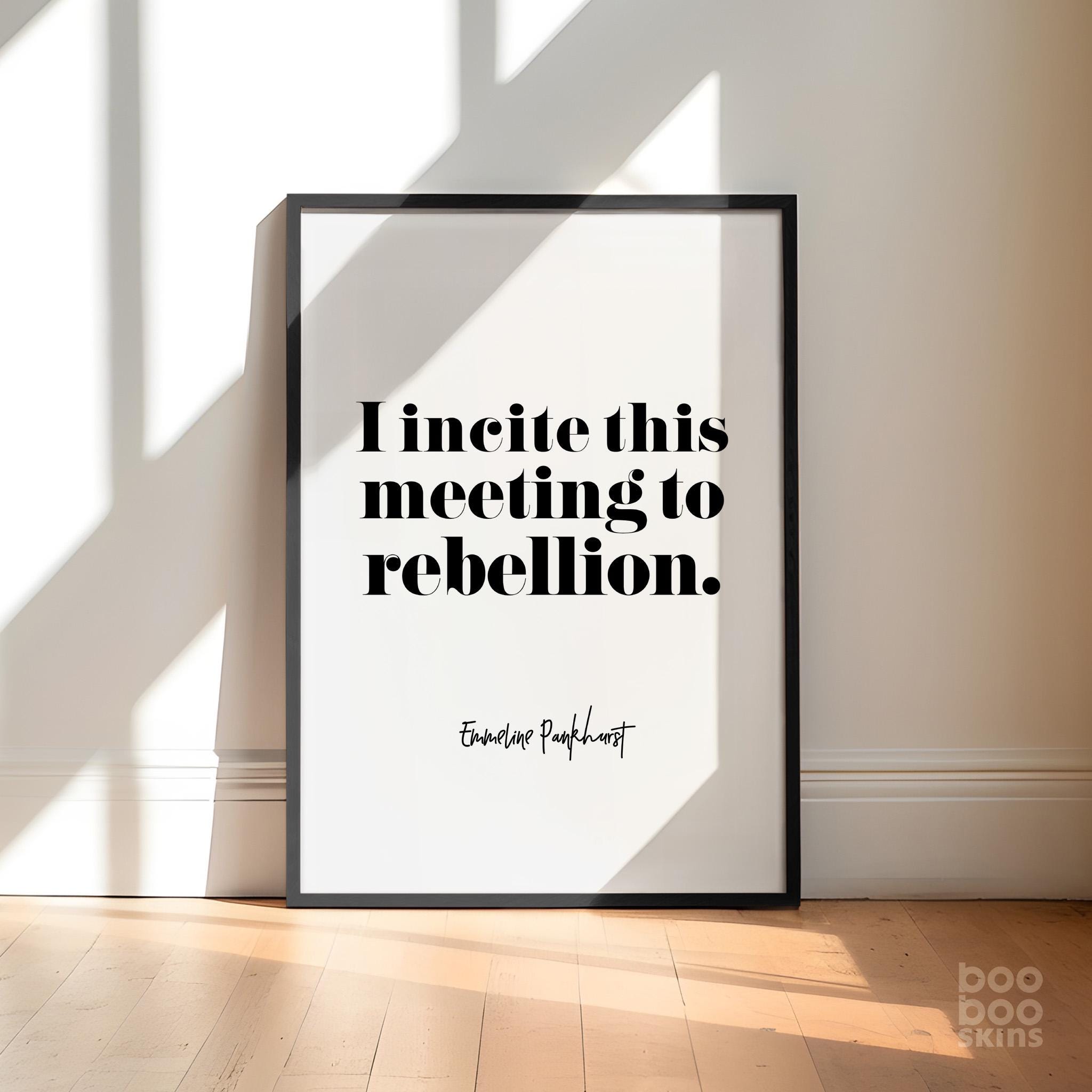 Feminist Quote Print