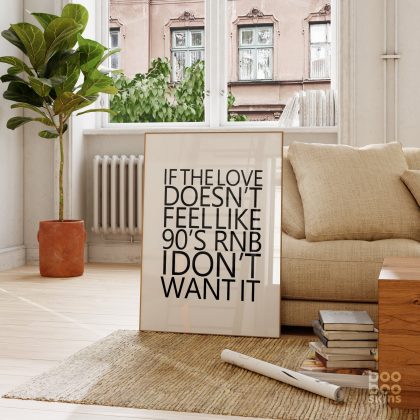 90s RNB Poster I Music Print