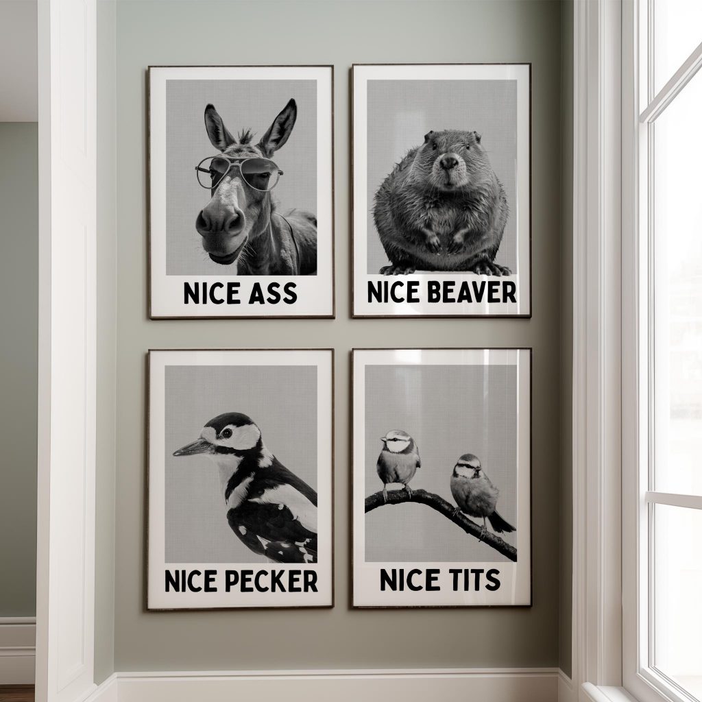 Funny Bathroom Art