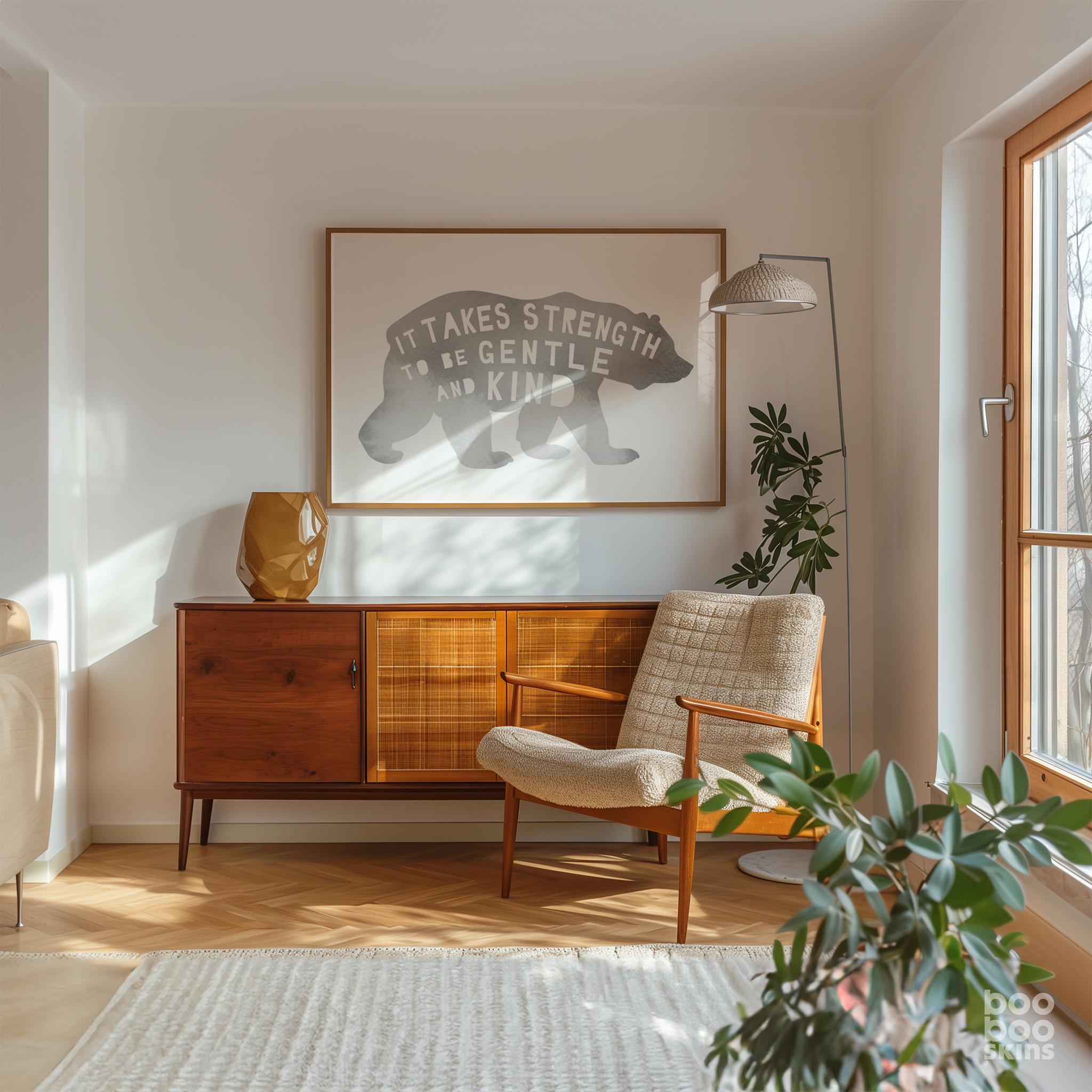 Kind Bear Nursery Poster - Image 3