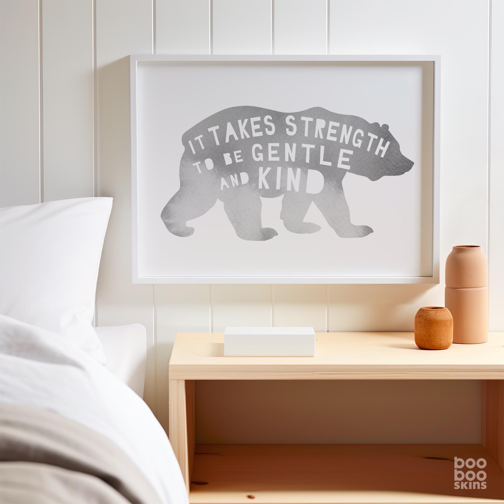 Kind Bear Nursery Poster - Image 6