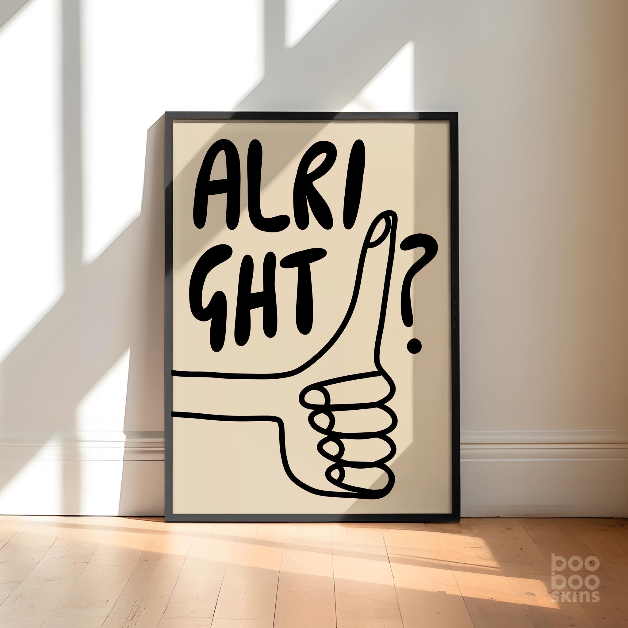 Thumbs Up Alright Poster - Image 2