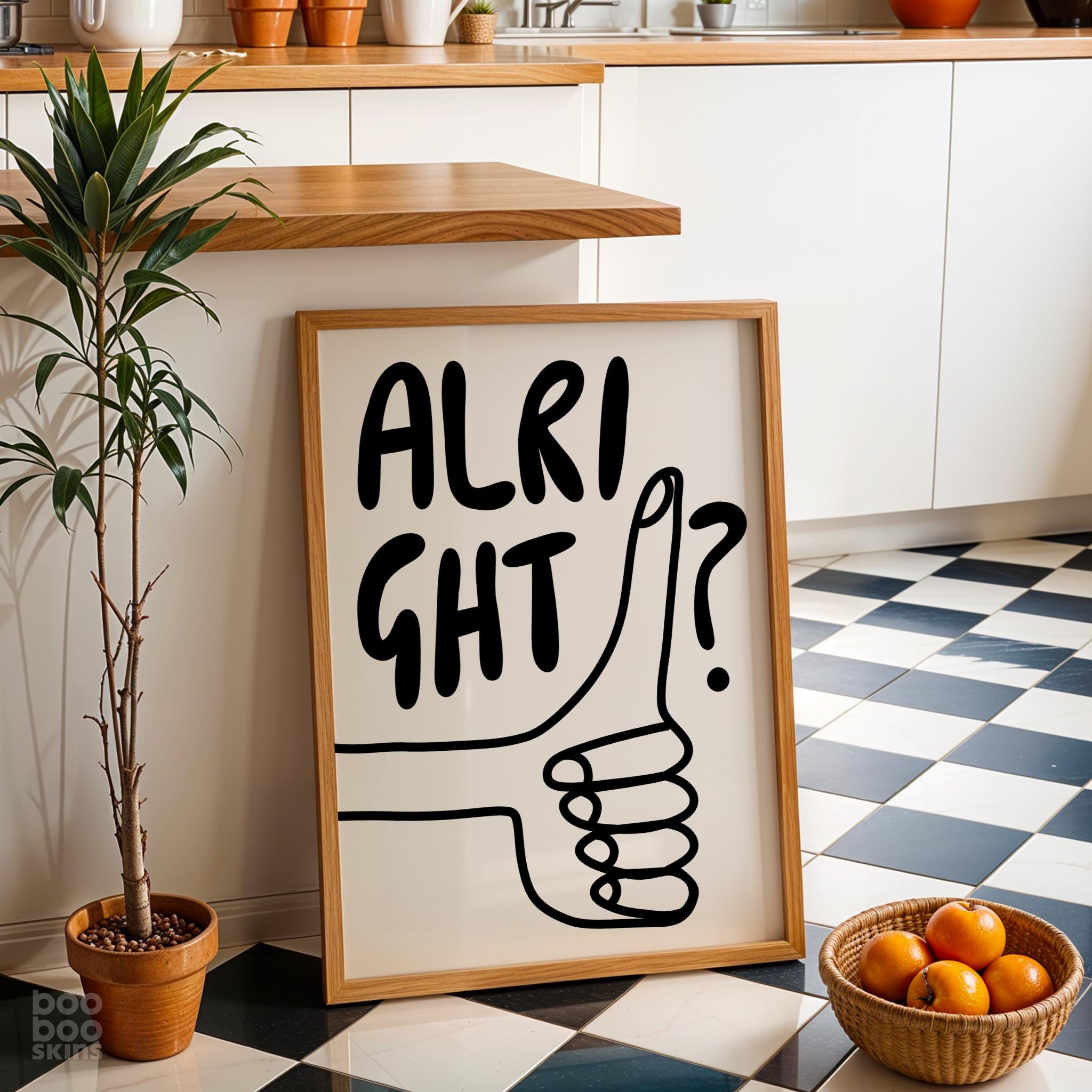 Thumbs Up Alright Poster - Image 3