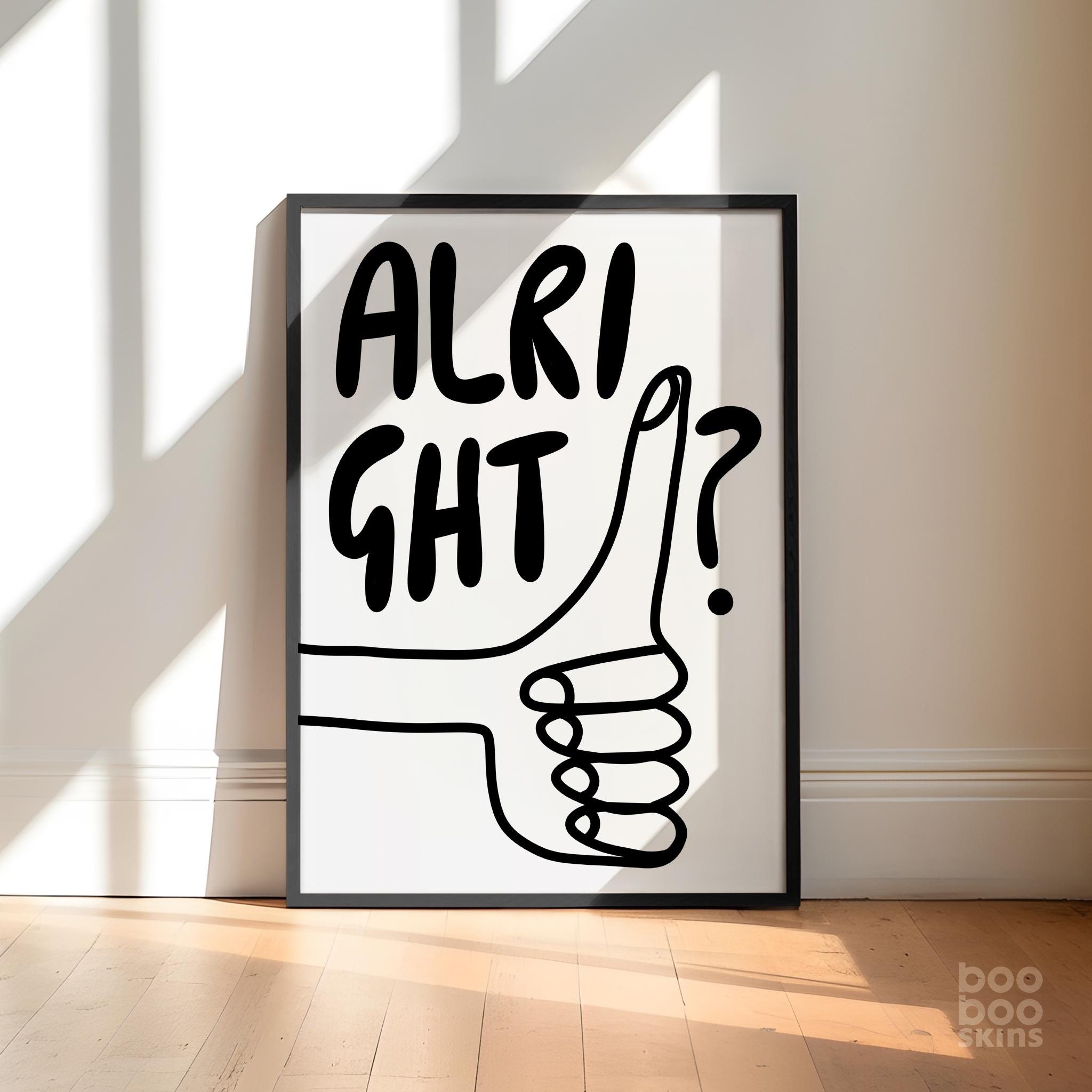 Thumbs Up Alright Poster - Image 4