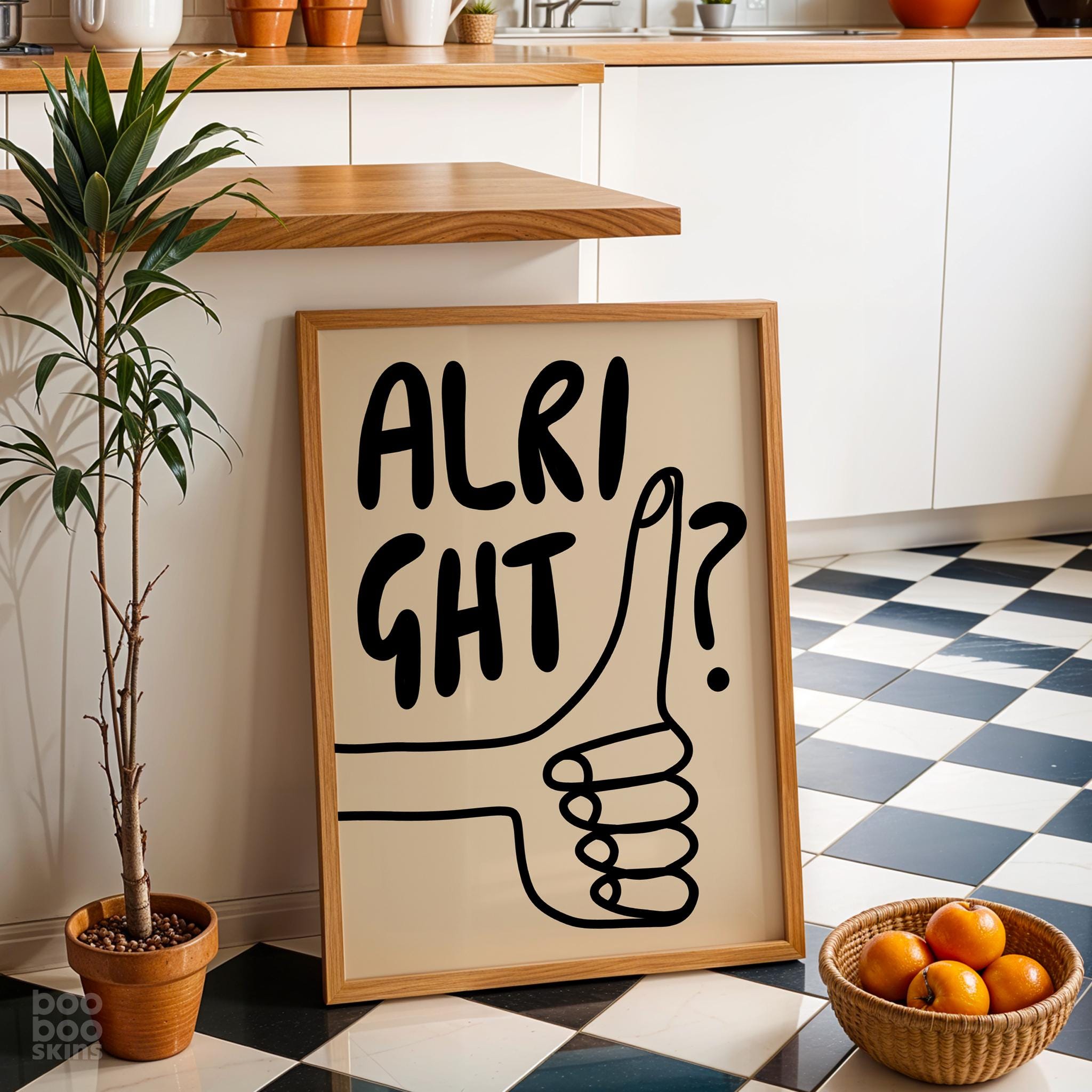 Thumbs Up Alright Poster - Image 5