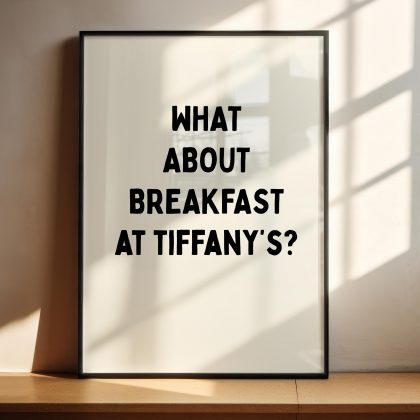 Breakfast At Tiffany's Print