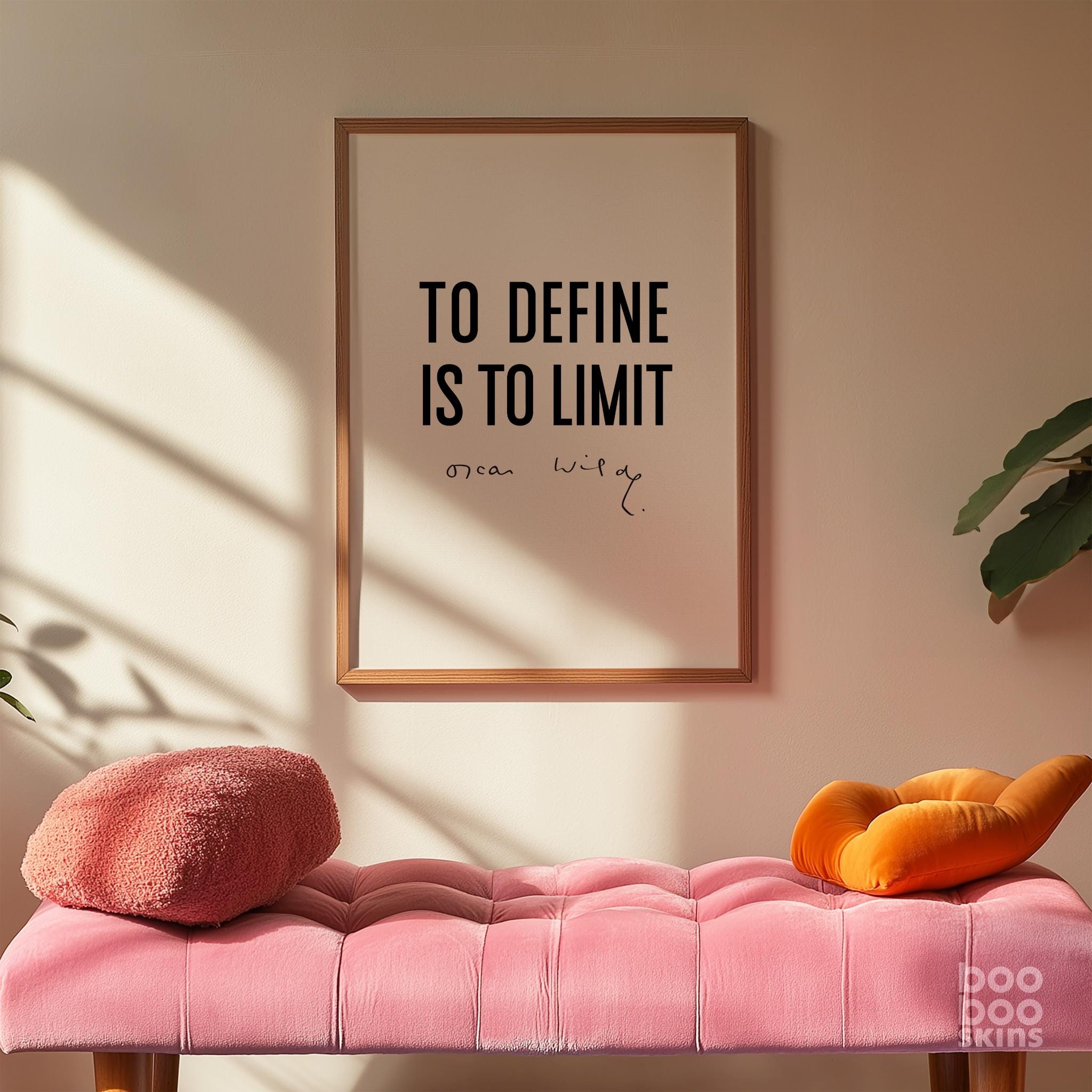 Oscar Wilde Quote Print - Image 2