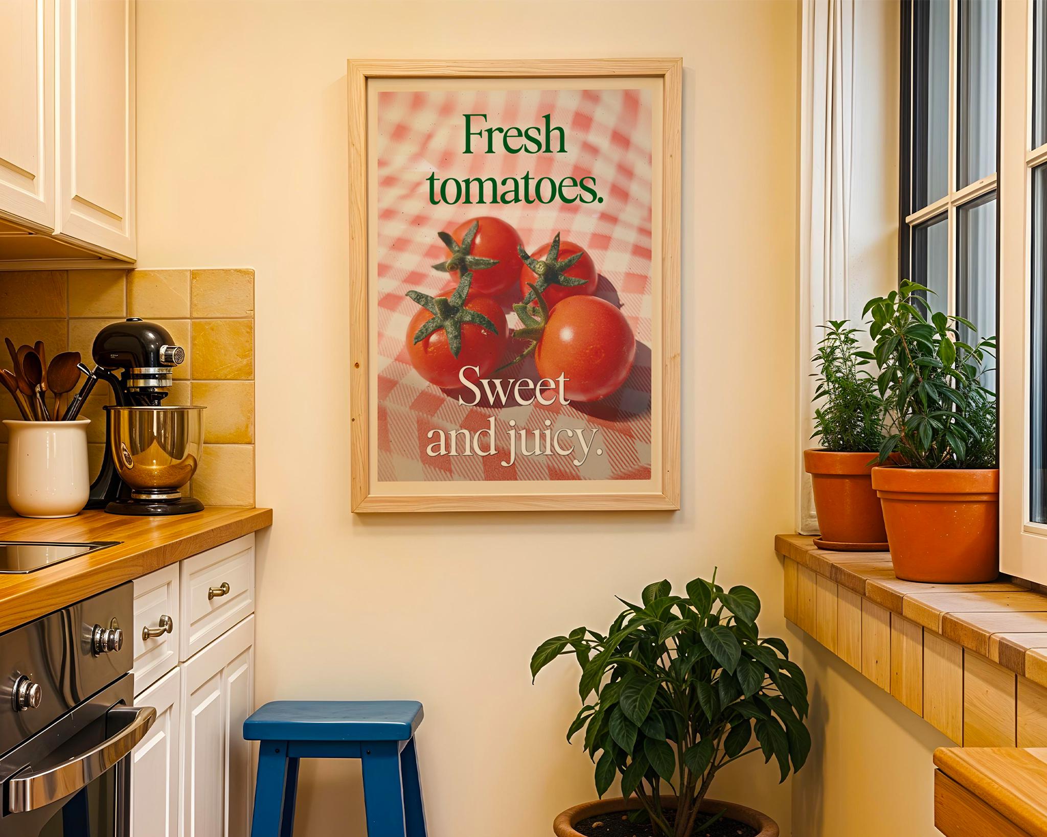 Fresh Tomatoes Kitchen Print