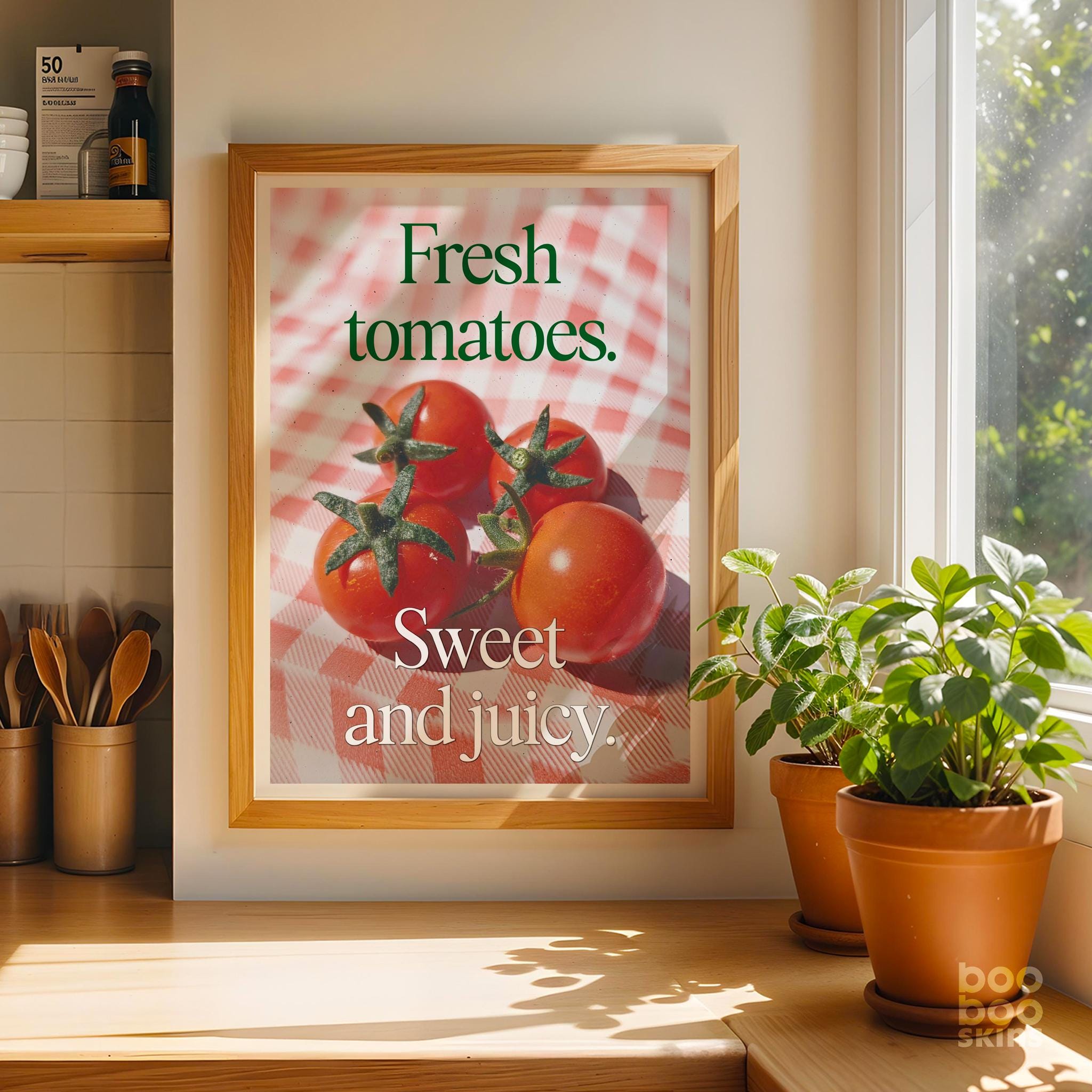 Fresh Tomatoes Kitchen Print - Image 3