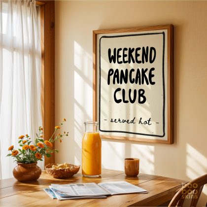Weekend Pancake Club Poster