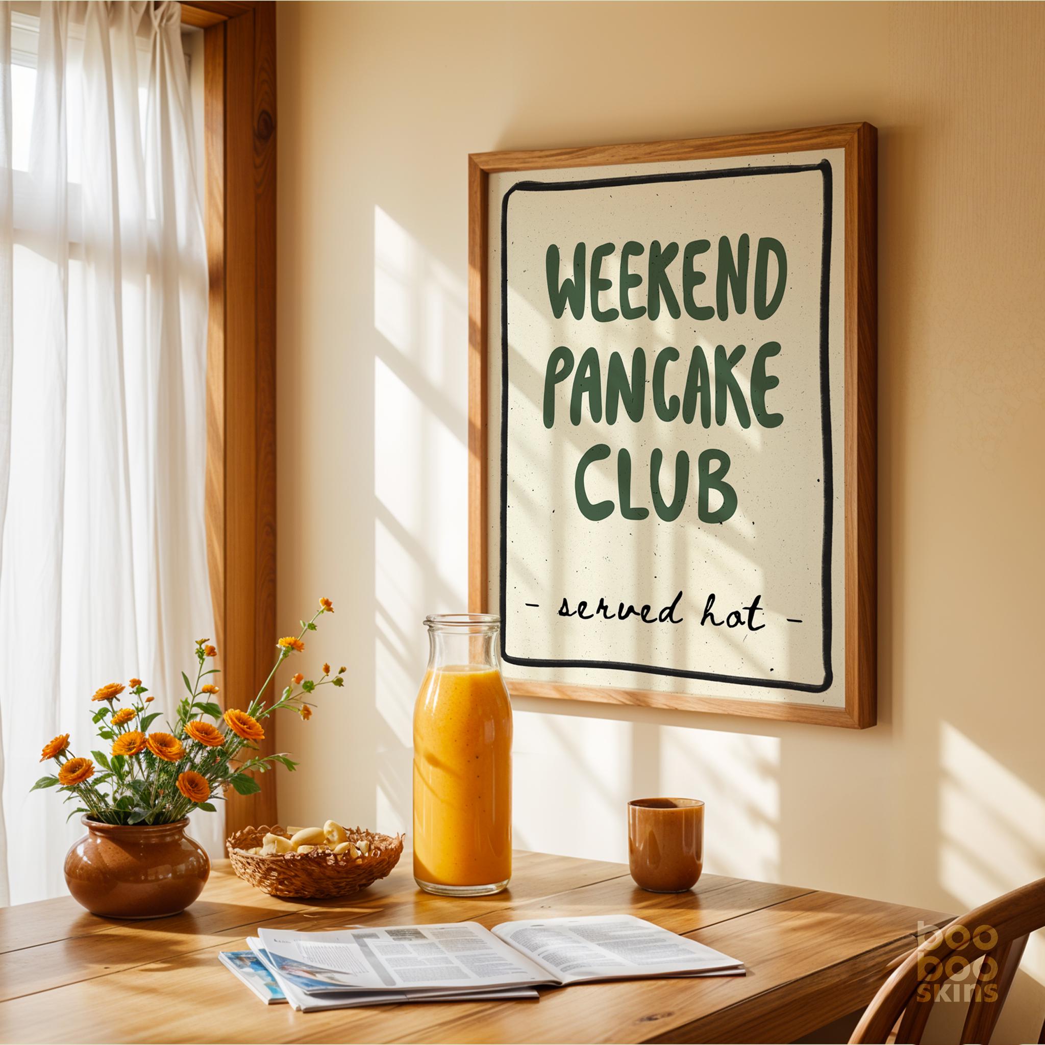 Weekend Pancake Club Poster - Image 5