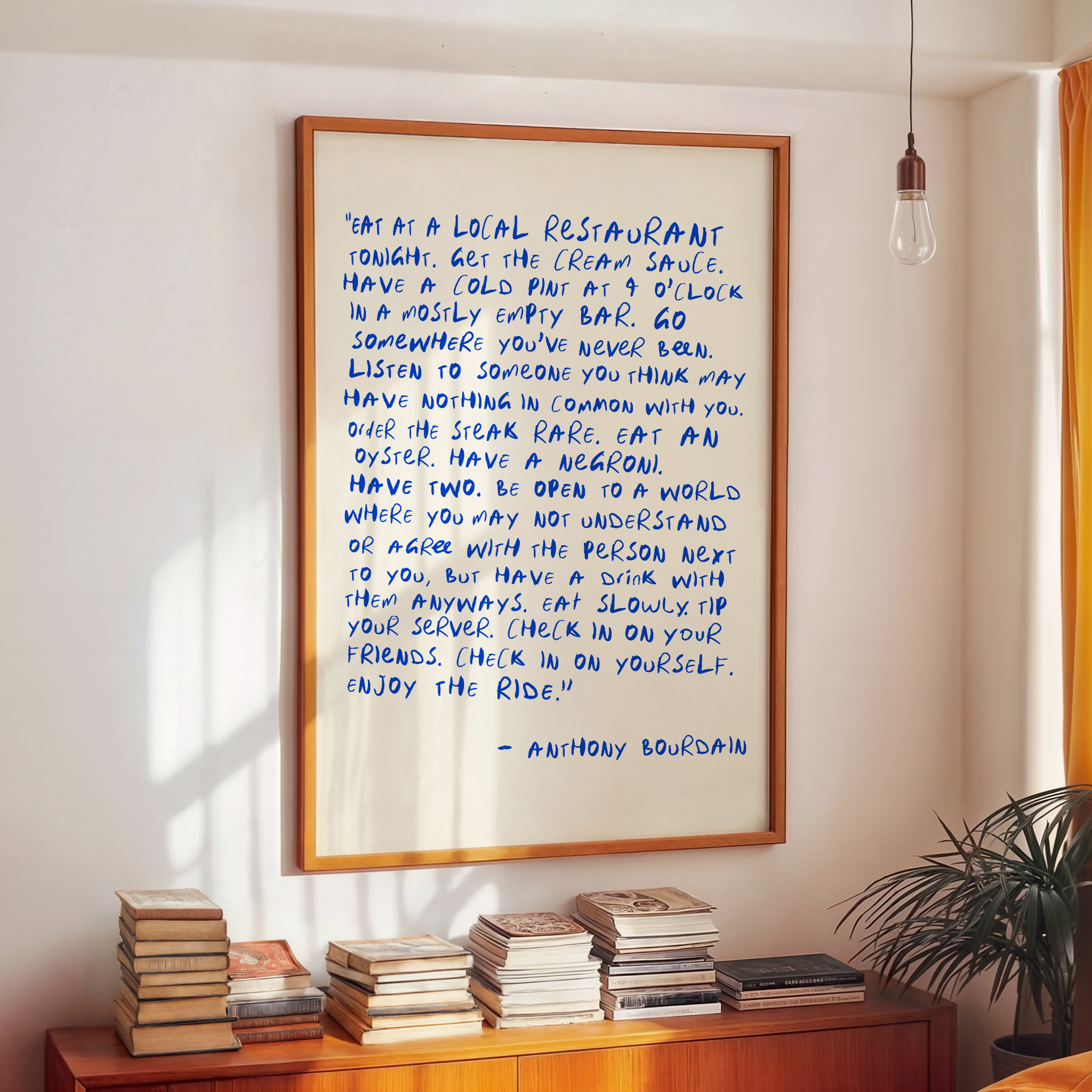 Anthony Bourdain Quote Print - Image 2